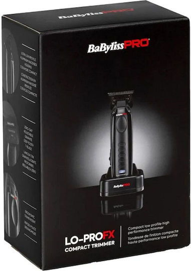 Babyliss Επαναφορτιζόμενη Κουρευτική Μηχανή Μαύρη FX720E