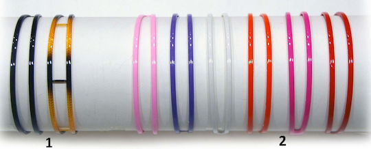 Plastic Double Crown in brown, black and 6 colors-orange