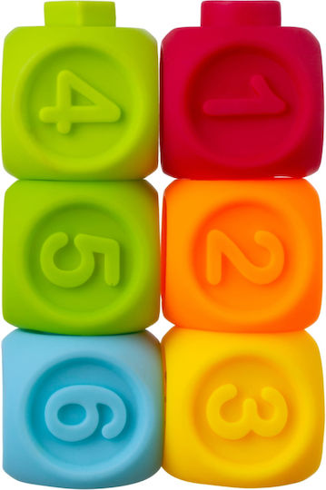 Bocioland Bocioland Sensorisch Set aus 6 Weichen Sensorischen Würfeln für 12+ Monate