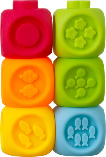 Bocioland Bocioland Sensorisch Set aus 6 Weichen Sensorischen Würfeln für 12+ Monate