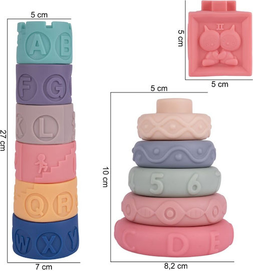 MalPlay MalPlay Baby Aktivitätsspielzeug Stapeln Für 6+ Monate