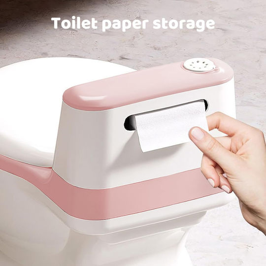 Little Mom Toaletă Pentru Copii cu Capac Roz