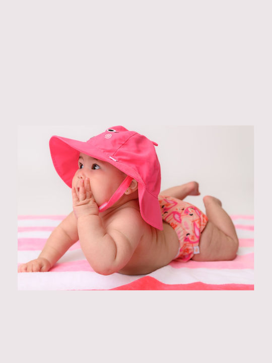 Zoocchini Kinder Badebekleidung-Set mit Schirm Flamingo