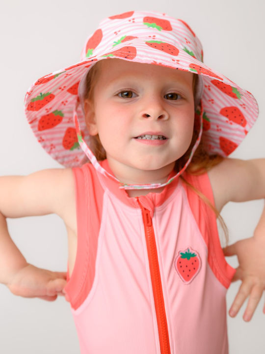 Zoocchini Παιδικό Μαγιό Ολόσωμο Strawberry/pink-red