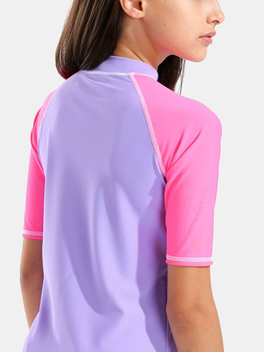 Arena Kinder Badebekleidung Rashguard Lila