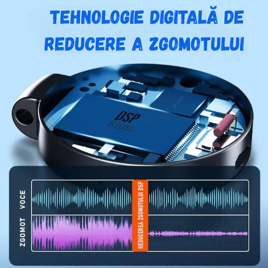 Reportofon Spion Birai Br30 16gb Activare Vocală Înregistrare Hd Autonomie 20h Tip Breloc