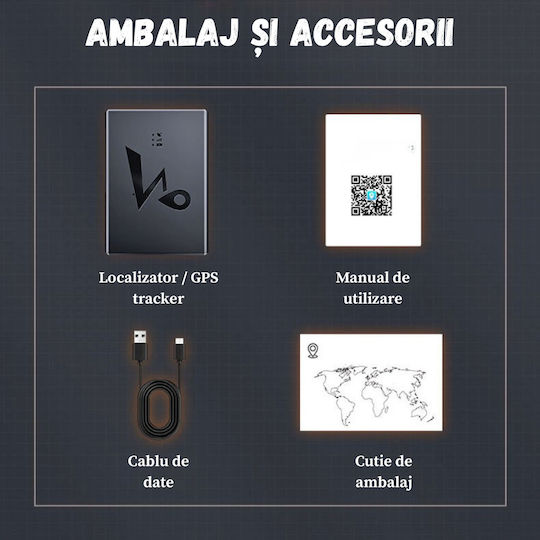 Q8 Tracker GPS IP65 Rezistent La Apă Cu GSM GPRS Pentru Mașini Biciclete Și Camioane