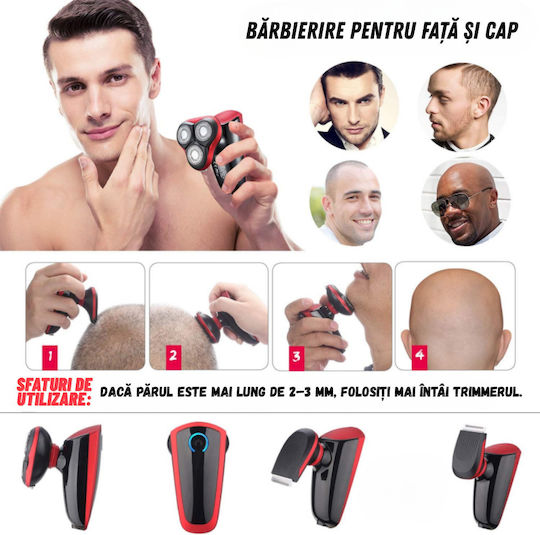 Professionelles Akku-Haarschneider Set Schwarz