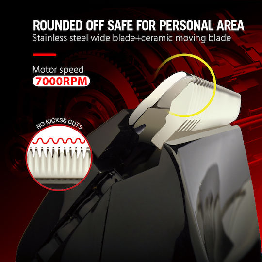 Professional Rechargeable Hair Clipper Gray