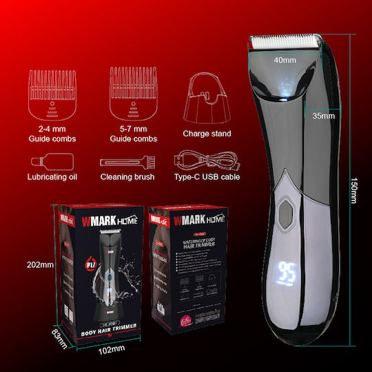Professional Rechargeable Hair Clipper Gray