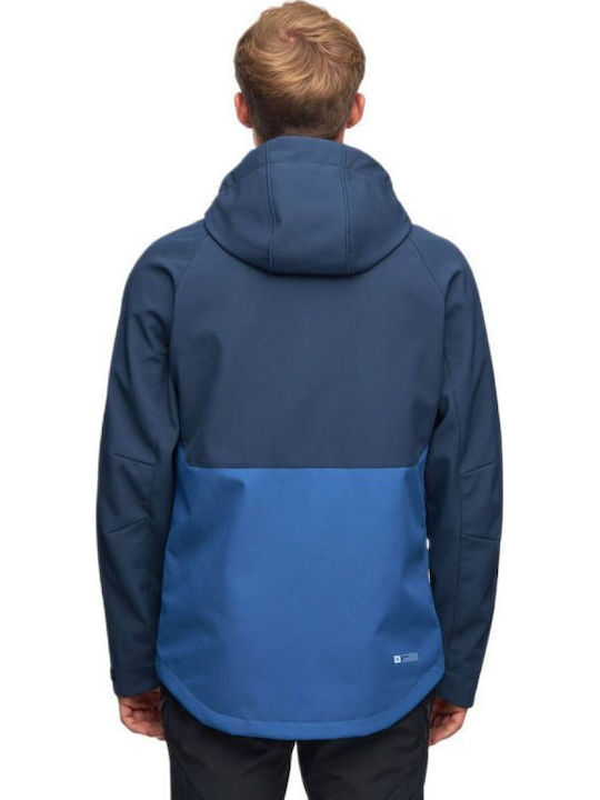 Alpinus Windproof MK18852 Ανδρικό Μπουφάν Soft Shell για Σκι & Snowboard Μπλε