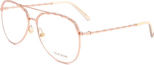 Elie Saab Eyeglasses Women Lens Bridge Temple 58 14 140 Mm Es-020-ddb