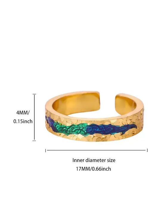 Women's Gold Plated Steel Ring Women's Gold Plated Steel Ring
