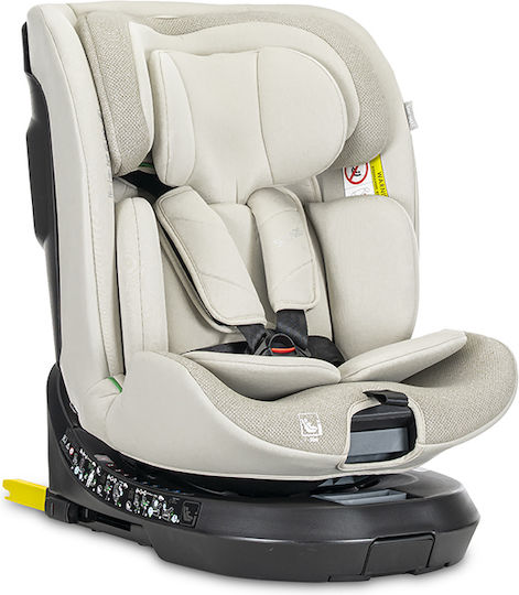 Lorelli Solaris Kindersitz Auto i-Size mit ISOfix Beige 0-36 kg