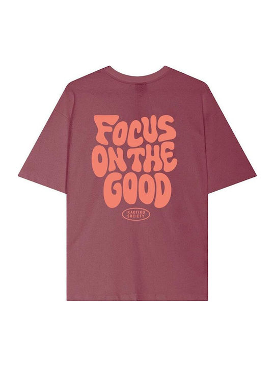 T-shirt Burgundy AS076-01-G002