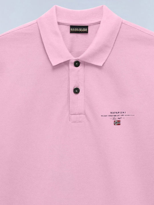 Elbas Polo Short Sleeve T-shirt Pink