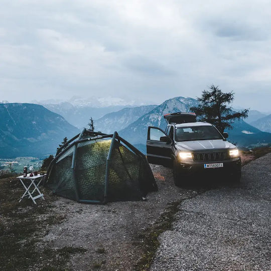 Heimplanet Backdoor Camping Geodesic Mountaineering Inflatable with Double Cloth 4 Seasons for 4 People Waterproof 5000mm 125cm Cairo Camouflage