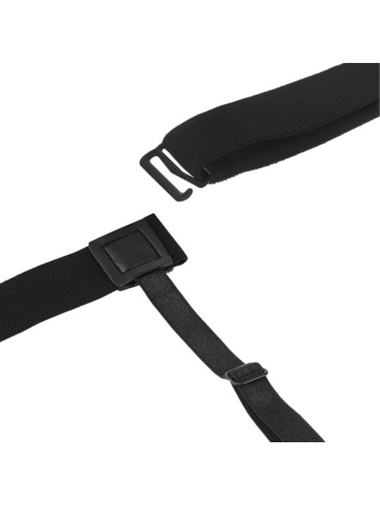 Set 2 Hosenträger Zola Elastisches Material 3 Träger Verstellbare Länge 36-90 Cm Breite 2,5 Cm Schwarz