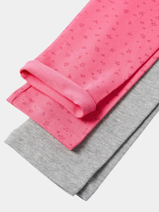 Set Kids Long Leggings Fuchsia