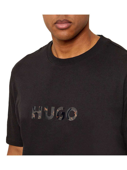 Herrenblusen Kurzarm T-Shirt Schwarz
