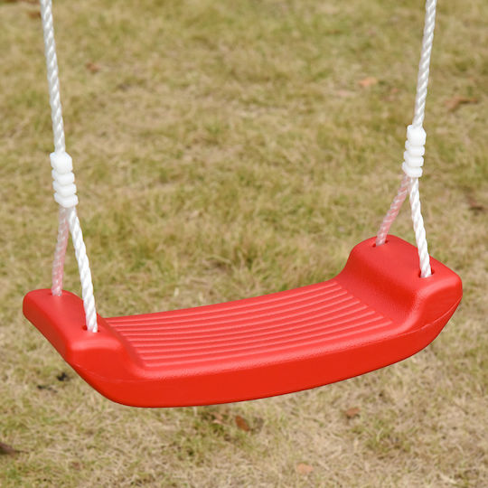 Outsunny Double Metal Swing for 3+ Years Green