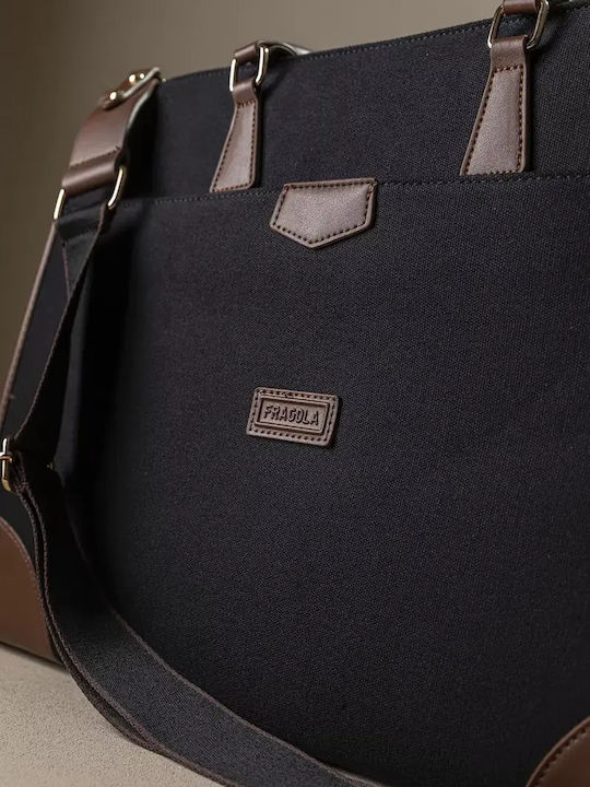 Fabric Women's Briefcase Black