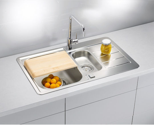 Alveus Chiuvetă Încastrabilă Inox 79x50cm Argintie