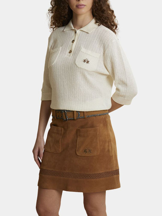 La Martina Πουλόβερ Offwhite