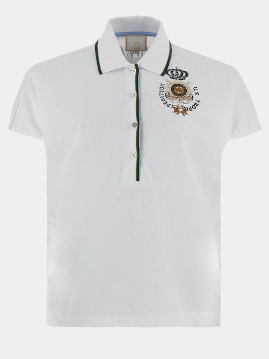 Γυναικεία Polo Μπλούζα Κοντομάνικη White