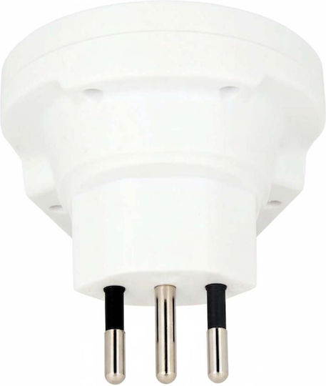 Skross Practical Compact 2 Usb-a To China Italy Brazil Travel Adapter White