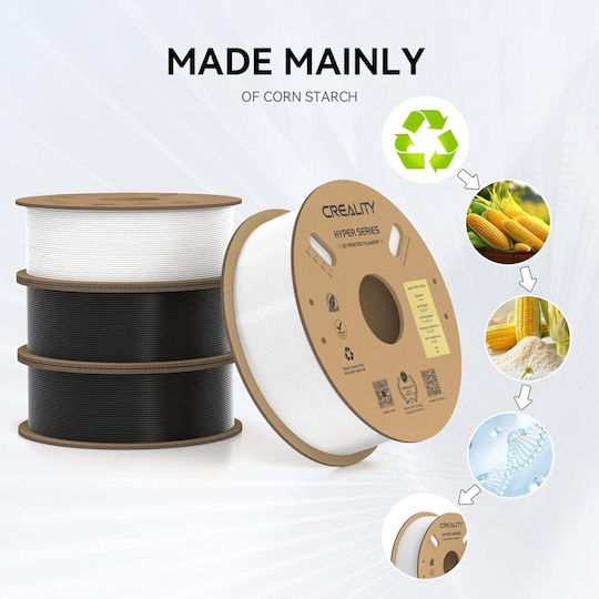 Creality3D PETG 3D Printer Filament 3.0mm Black 4kg 4pcs Spool