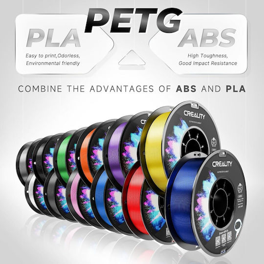 Creality3D Filament PETG Pentru Imprimantă 3D 3mm Roșu 2kg 2 Bucăți Refill