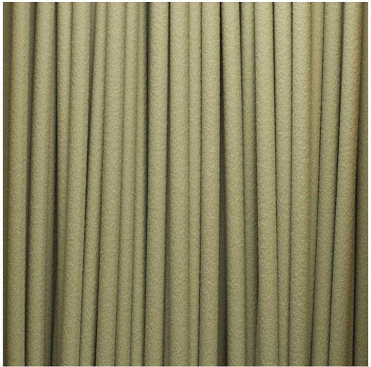 Real Filament Filament Pentru Imprimante 3D PLA Mat Mat 1.75mm Gri Khaki 1kg 1 Bucată Bobină