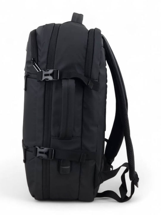 Forecast Waterproof Laptop Backpack 15.6" with USB Port in Black Colour forecast-2026-mayro