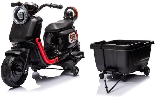 Motocicletă Pentru Copii Electrică 6 Volți Neagră
