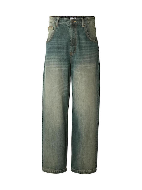 Ανδρικό Παντελόνι Τζιν Mid Blue Dirty Washed