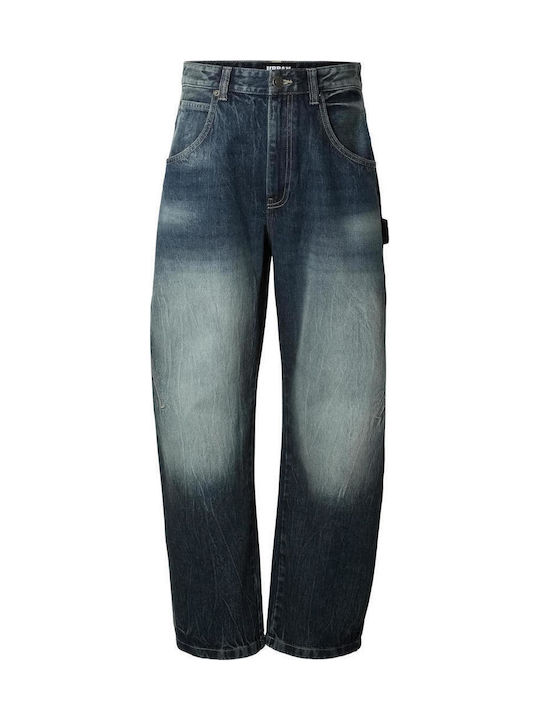 Heavy Ανδρικό Παντελόνι Τζιν Dark Blue Marble Washed