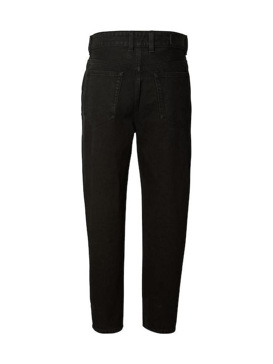 Heavy Ανδρικό Παντελόνι Τζιν Loose Fit Black Washed