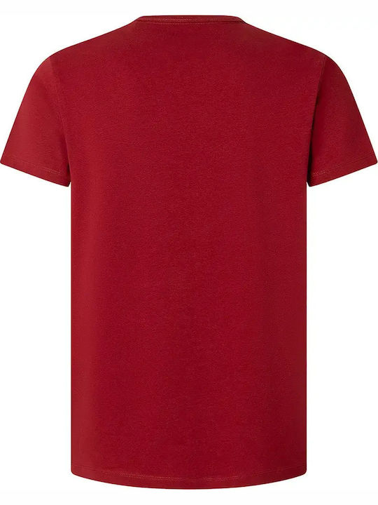 Original Basic T-Shirt Burgundisch