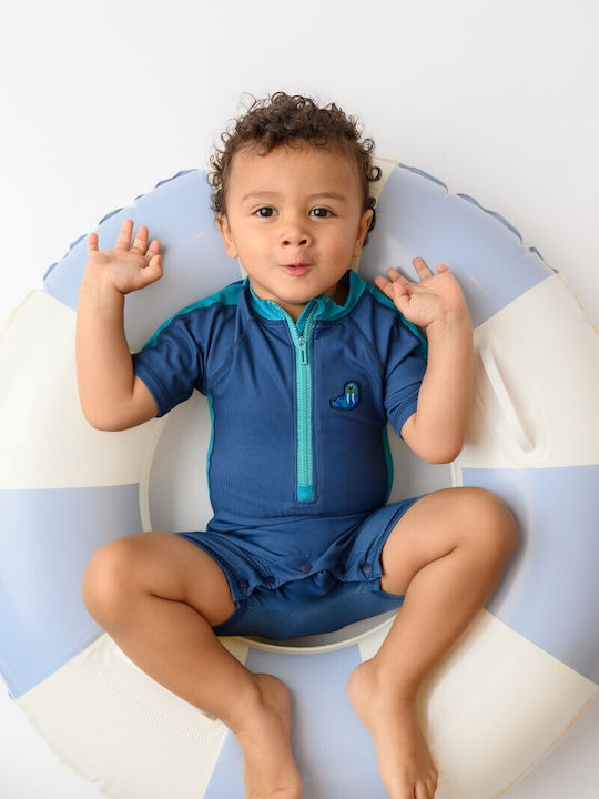 Zoocchini Kids One-Piece Swimwear Walrus/Dark Blue