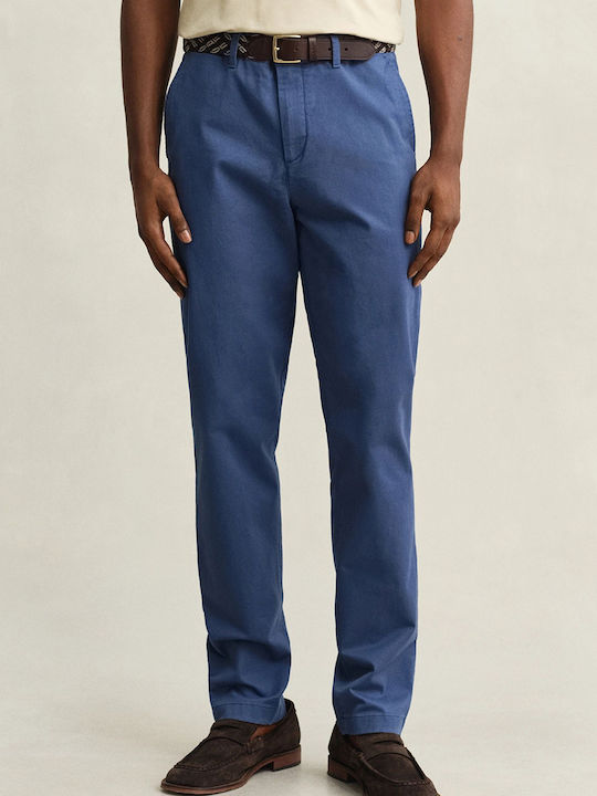Gant Pantaloni Chino Slim Fit Albastru