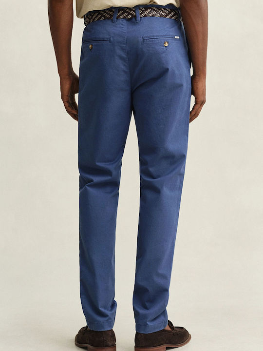 Chino Trousers in Slim Fit Blue