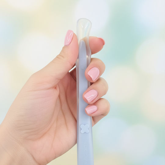 Bocioland Baby Spoon Made of Silicone for 6+ Months Blue