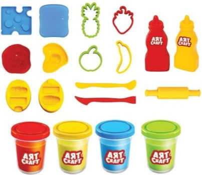 Dede Plasticine - Game for Ages 3+, 4pcs