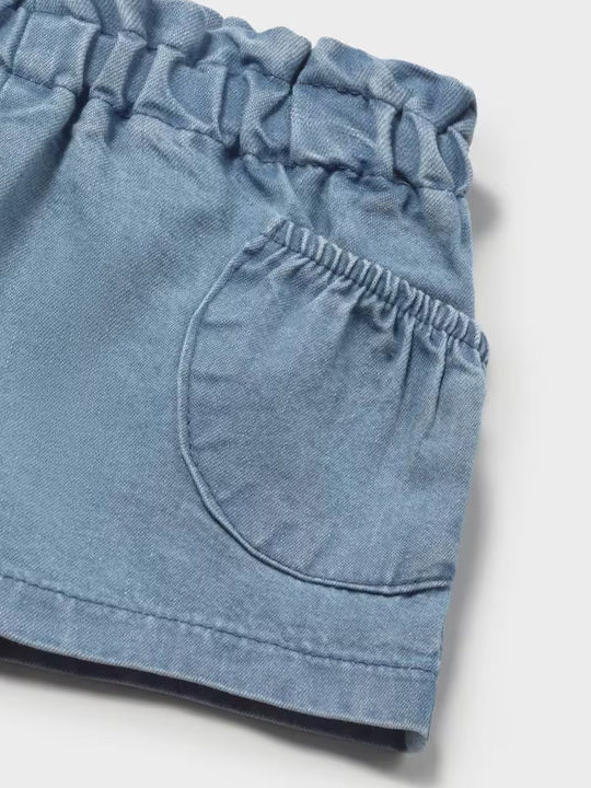 Kinder Shorts Bermudas Stoff Blau