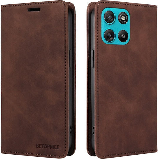 Betopnice 003 Book Brown (Motorola Moto G57 Power 5G / G67 Power 5G)