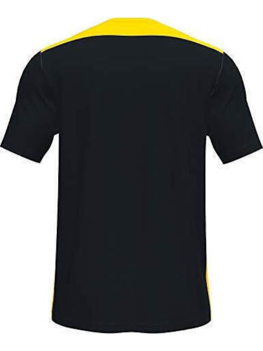 Athletic T-shirt Black / Yellow