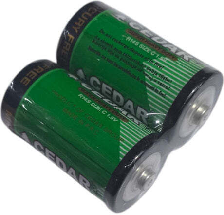 Zinkbatterien C 1,5V 2 Stück