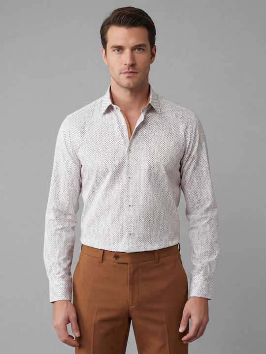 Long Sleeve Shirt in Regular Fit Rust