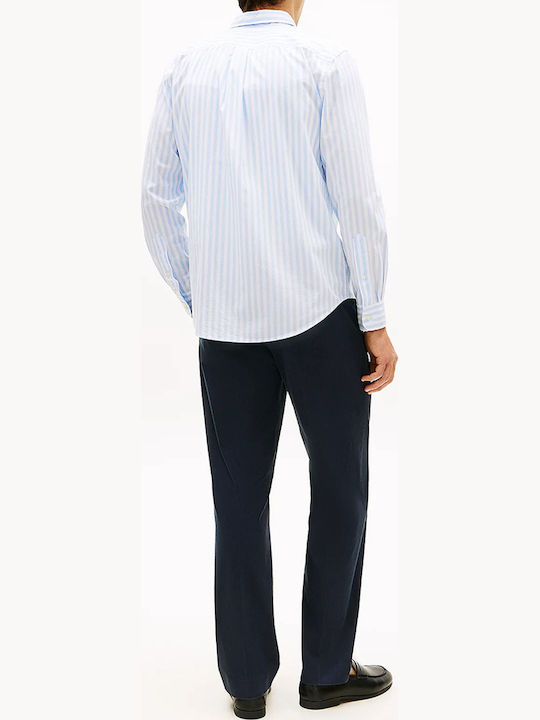 Tommy Hilfiger Klassisches Herrenhemd Normale Passform Hellblau Tommy Hilfiger Klassisches Herrenhemd Normale Passform Hellblau